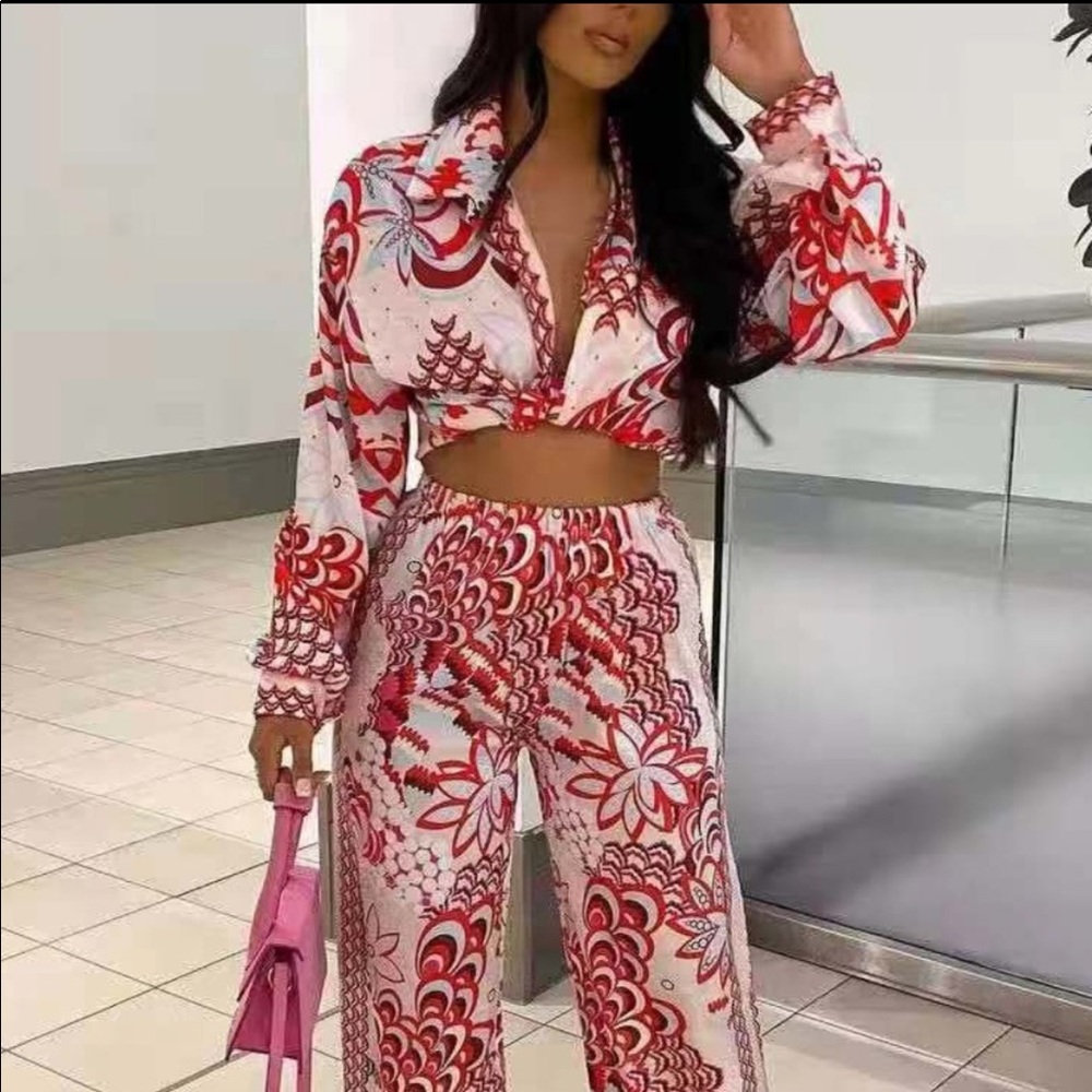 Two pieces set pants